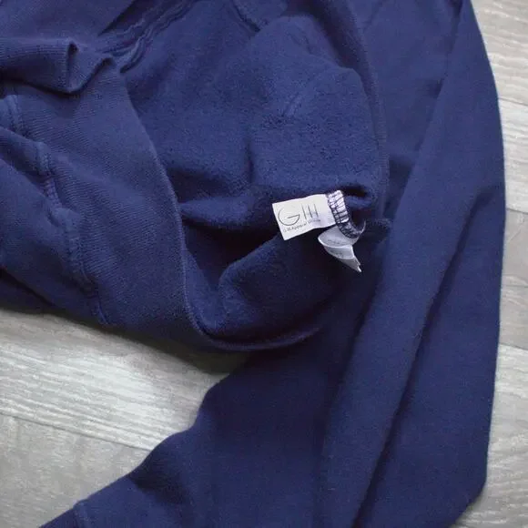 Denver Broncos Football Full Zip Mens NFL Hoodie Size L G-III Blue Stitched - Picture 4 of 5